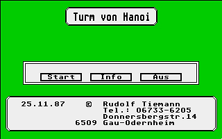 Turm von Hanoi — screenshot 1